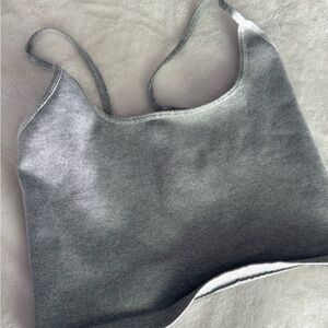 FP Movement by Free People Heather Gray Knit Crop Tank